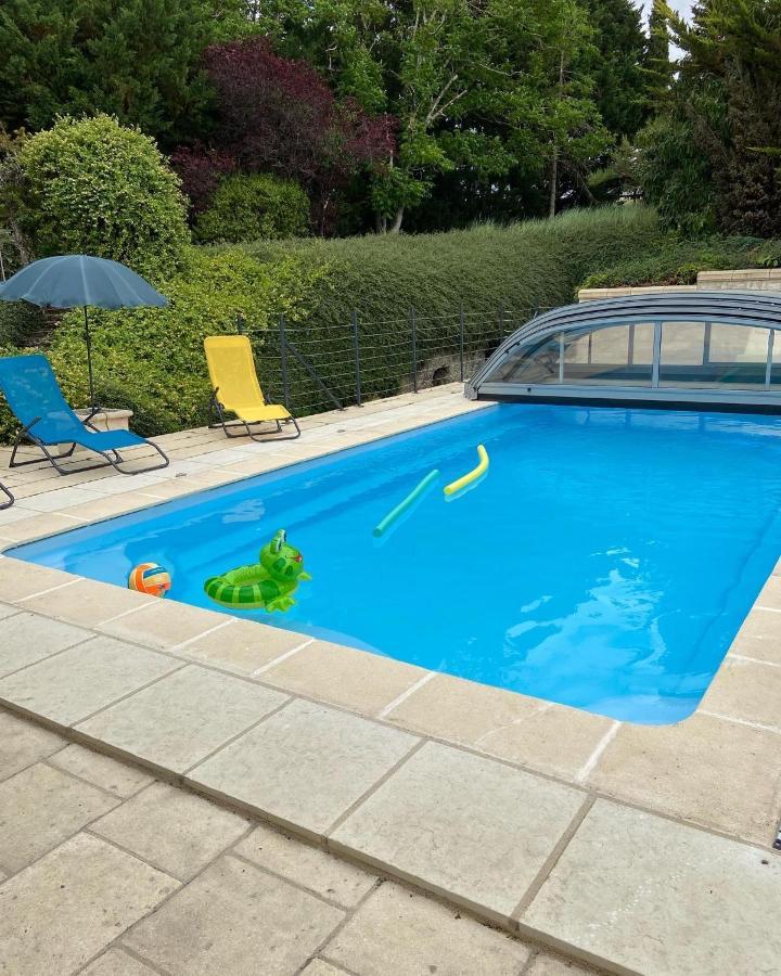 La Charmeraie : Gite De Charme, Piscine Et Spa Thesee Exterior photo